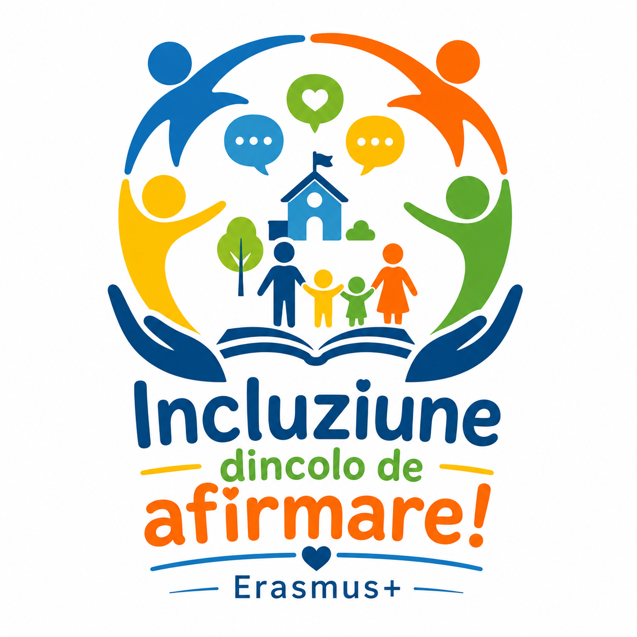 Logo proiect Erasmus+ Incluziune dincolo de afirmare