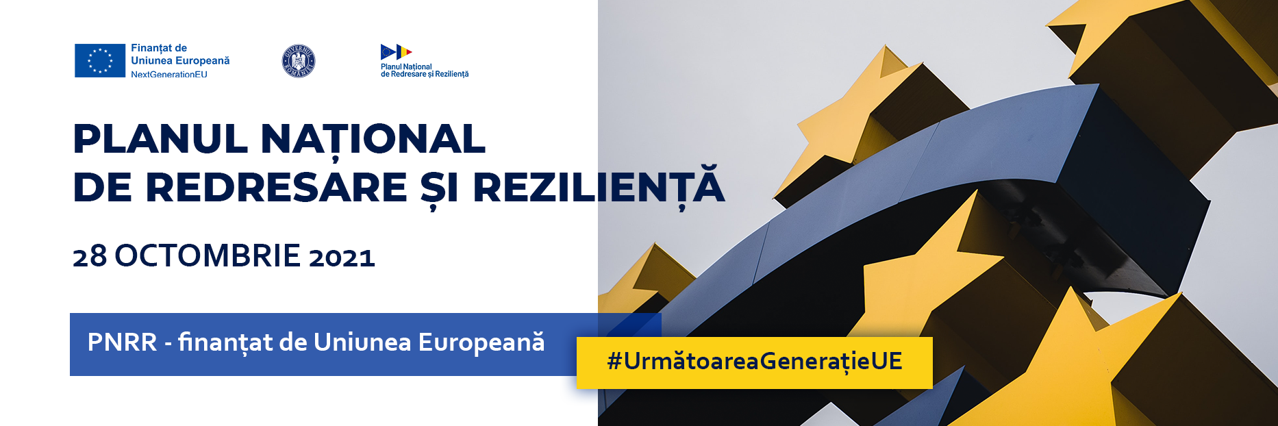 Element de identitate vizuală PNRAȘ / PNRR